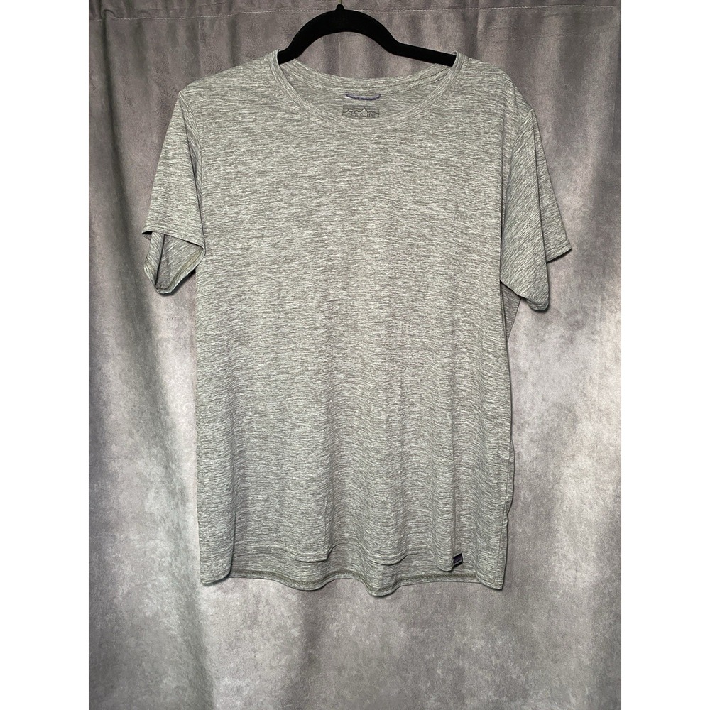 Patagonia Capilene Cool Daily Short Sleeve Hiking Shirt Women's Grey Size XL